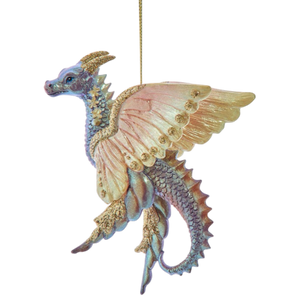 Pearlescent Pink and Copper Dragon
