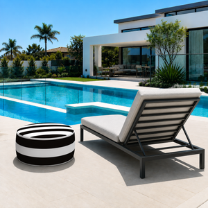 Outdoor Inflatable Ottoman – 21"x21"x9"