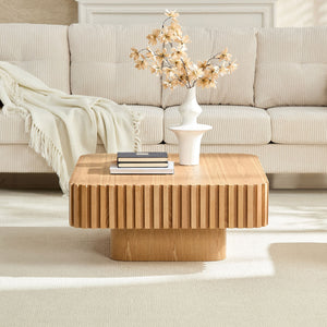 Modern Handcraft Drum Coffee Table