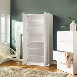 Mia - Farmhouse Shoe Cabinet With 6 Shelves