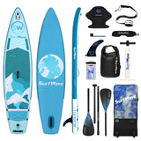 10.5' Baby Blue Inflatable Paddle Board – Universal All-Round SUP
