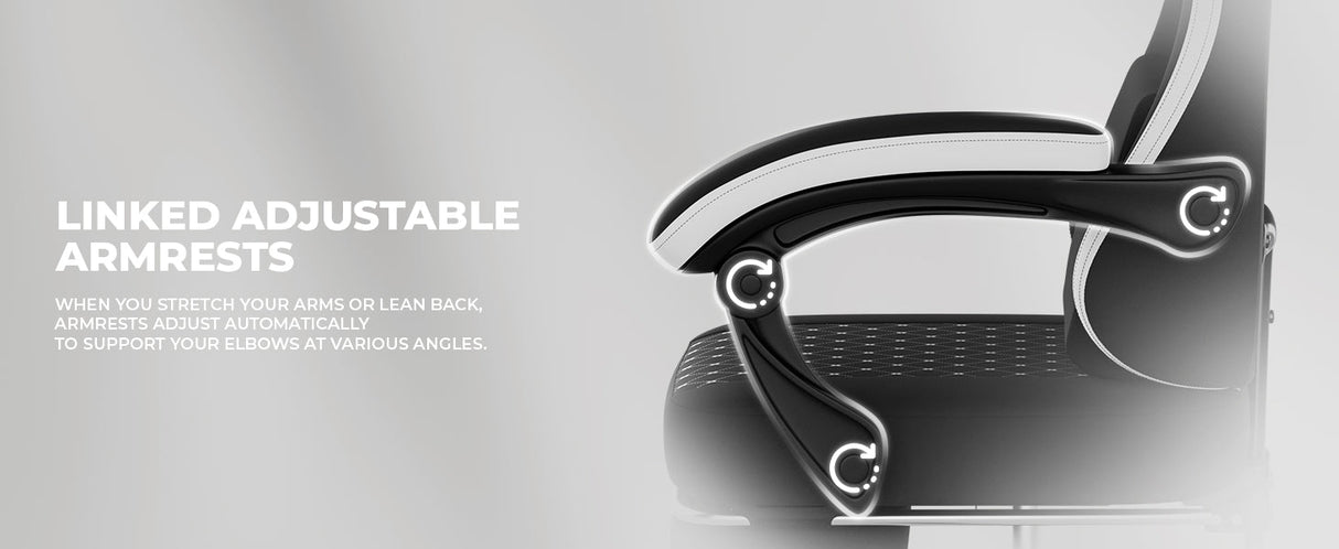 Gaming Chair with Massage and Ergonomic Design