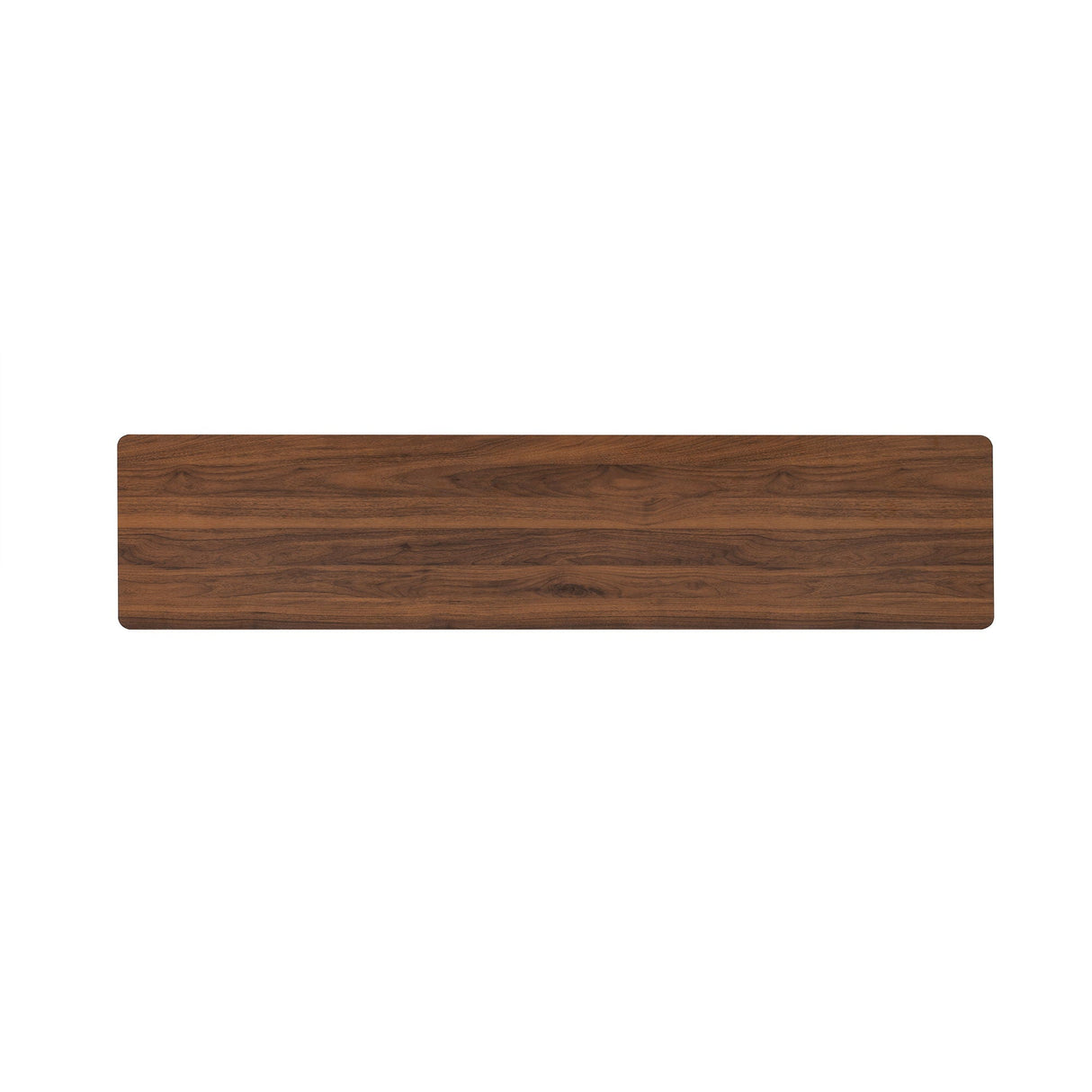 Fluted TV Stand With Storage Drawers And Cabinets For TVs Up To 80", Soft-Close Hinges, Cable Management - Walnut