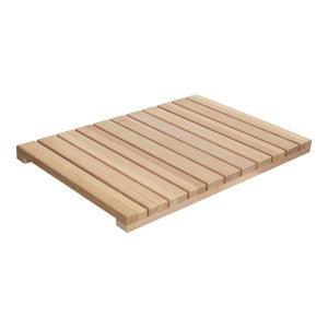 Cedar Wood Shower Mat - Non-Slip Slatted Bath Mat