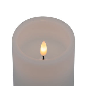 LED Candles With Remote Timer (Set of 3) - White
