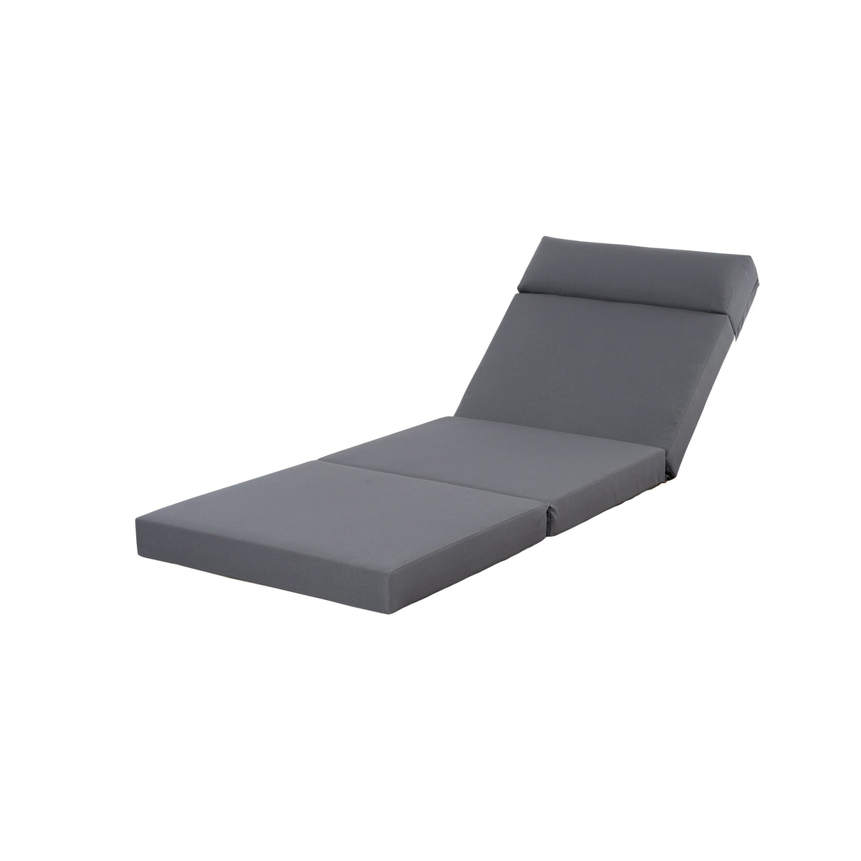 Modern Acacia Wood Outdoor Chaise Lounge with Adjustable Headrest