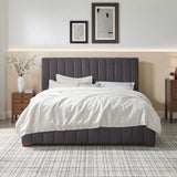 The Upholstered Wingback Bed – A Refined Union of Contemporary Comfort and Architectural Elegance