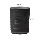 Birch outdoor side table
