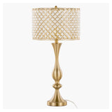 Topaz Crystal Cascade Table Lamp