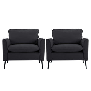 Nordic Retro Light Luxury Upholstered Sofa Chair