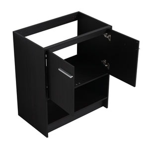 Modern Freestanding Bathroom Vanity With 2 Doors