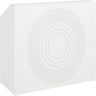 Modern Reception Desk with Cable Grommet & Privacy Panels