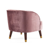 Upholstered Barrel Accent Chair