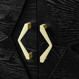 60" Mid Century Modern Sideboard Buffet Cabinet with Storage