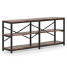 Console Table With X Back Design, Extra Long Storage