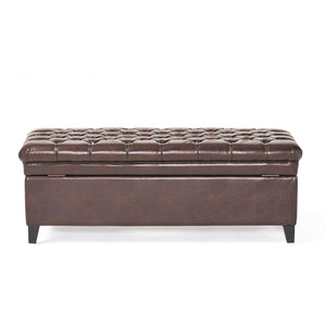 Juliana - Storage Ottoman With Birch Legs