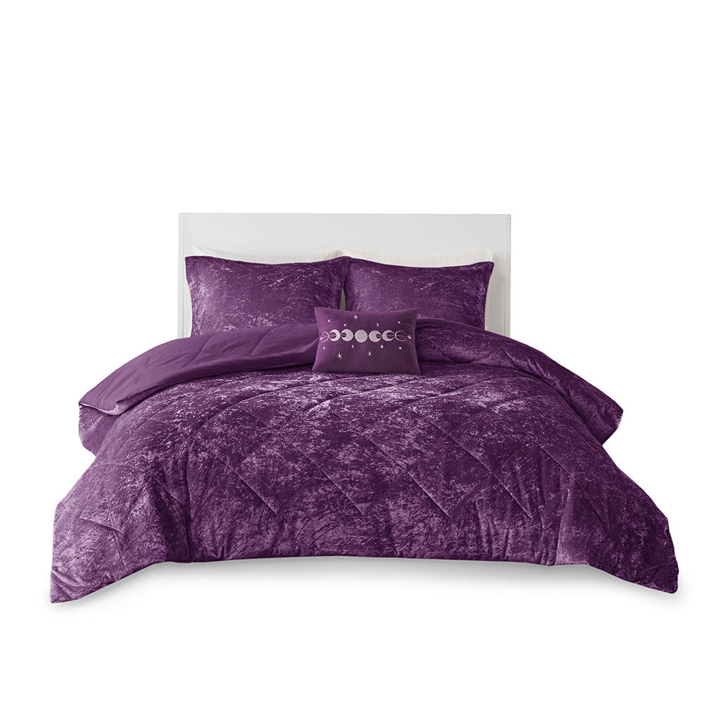 Velvet comforter set - 1  twin/twin xl