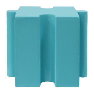 3-Piece Artistic Puzzle Table Set with Modular Interlocking Design