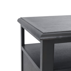 Black Classic Nightstand