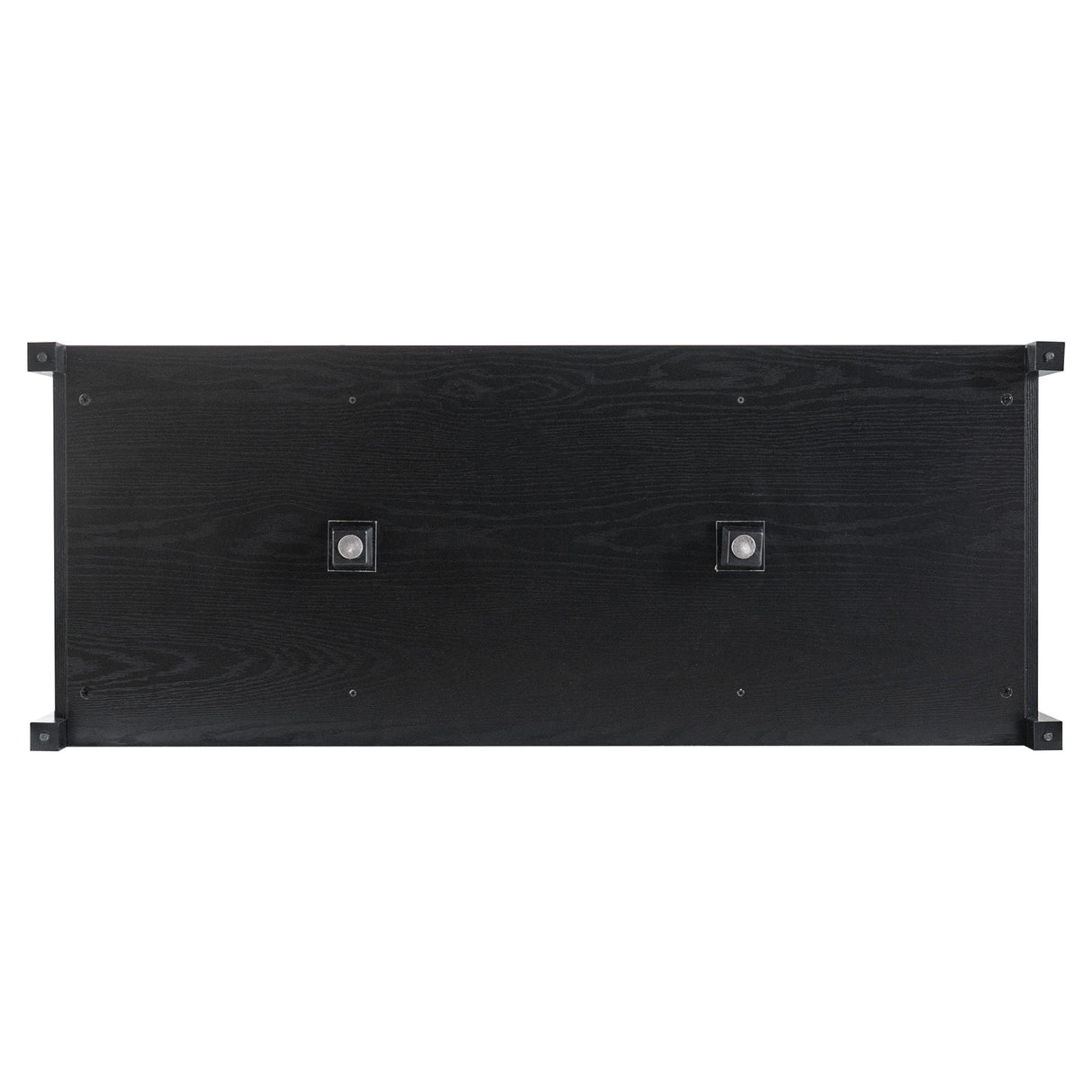 K&K 53.2" Farmhouse Fridge Cabinet with Power Outlet
