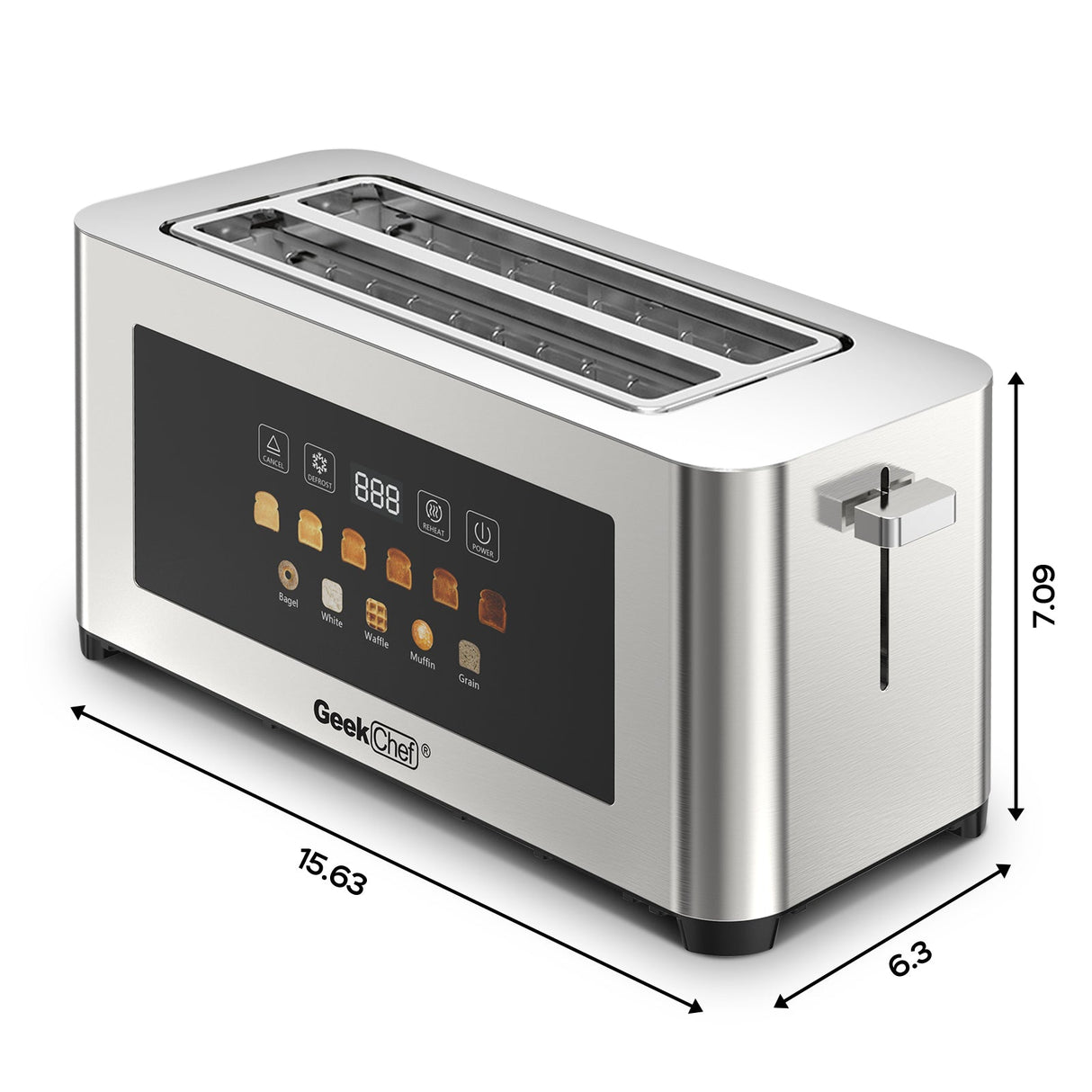 4-Slice Toaster with Extra-Wide Entrance