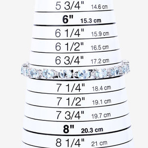 12.83 Carat Genuine Blue Topaz and White Topaz .925 Sterling Silver Bracelet