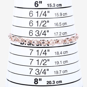 1.35 Carat Genuine Morganite .925 Sterling Silver Bracelet