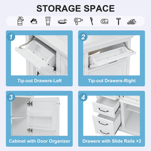 36-Inch Bathroom Vanity with Ceramic Sink Top