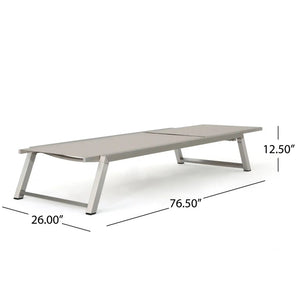 Myers Modern Chaise Lounge Set With Adjustable Back