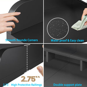 Washer Dryer Countertop with Non-slip Pads - Black