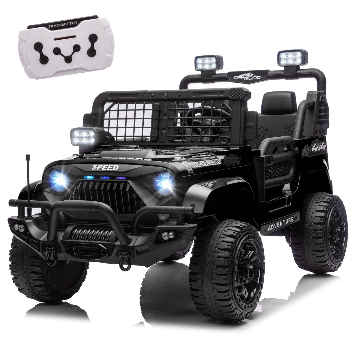 24V 100W Two-Seater Kids Ride On Car with Remote Control