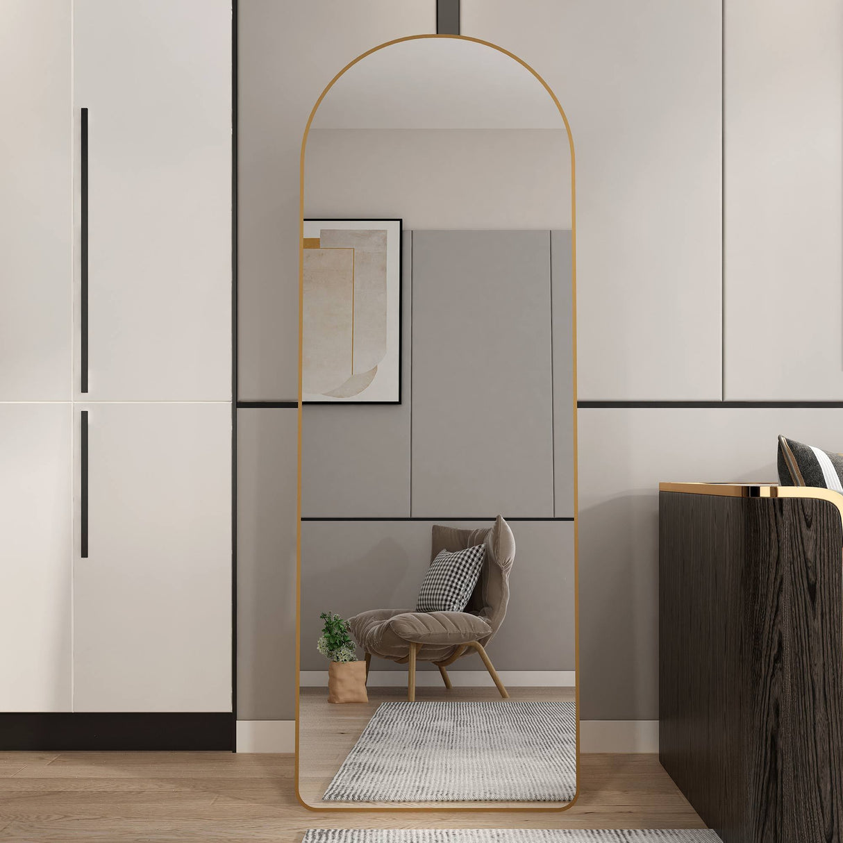 4th Generation Floor Mounted Full-Length Mirror