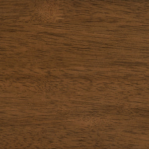 Flynn - Round Glass Top Dining Table - Brown
