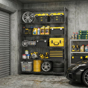 6-Tiers Storage Shelves - 2100LBS Capacity