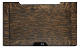 Maylee - Three Drawer Night Stand - Dark Brown