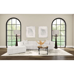 Sooke - Rectangular Ottoman - Off White