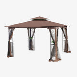 Gazebo tent with double roof & mosquito net