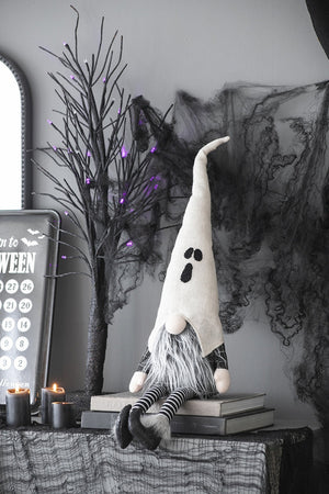 Grand Ghost Gnome With Striped Limbs