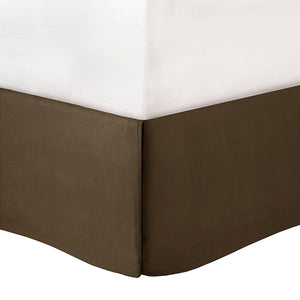 7 PC Pieced Faux Suede Comforter Set Natural Queen