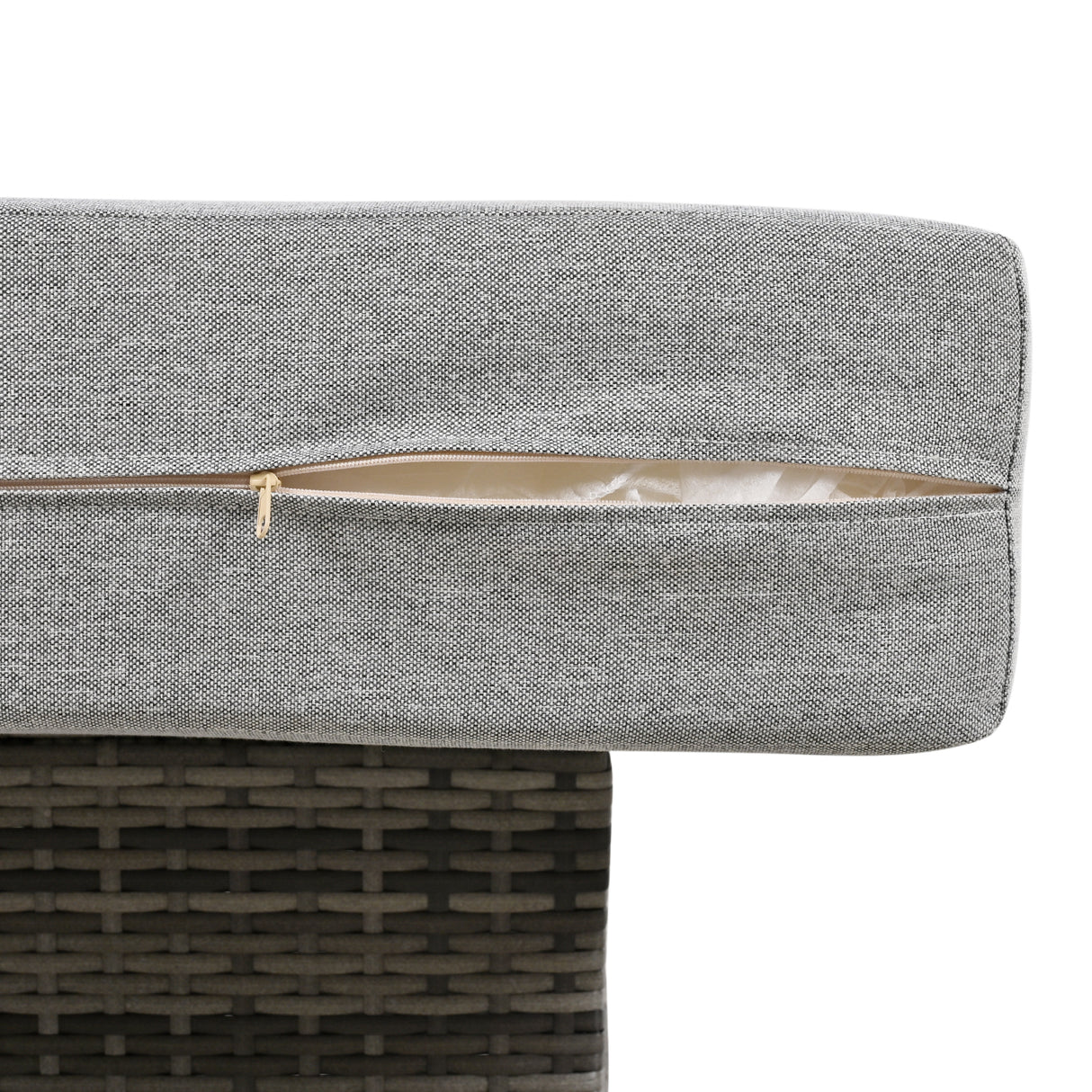 Modular U-Shaped Aluminum Outdoor Sofa Set