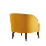 Upholstered Barrel Accent Chair