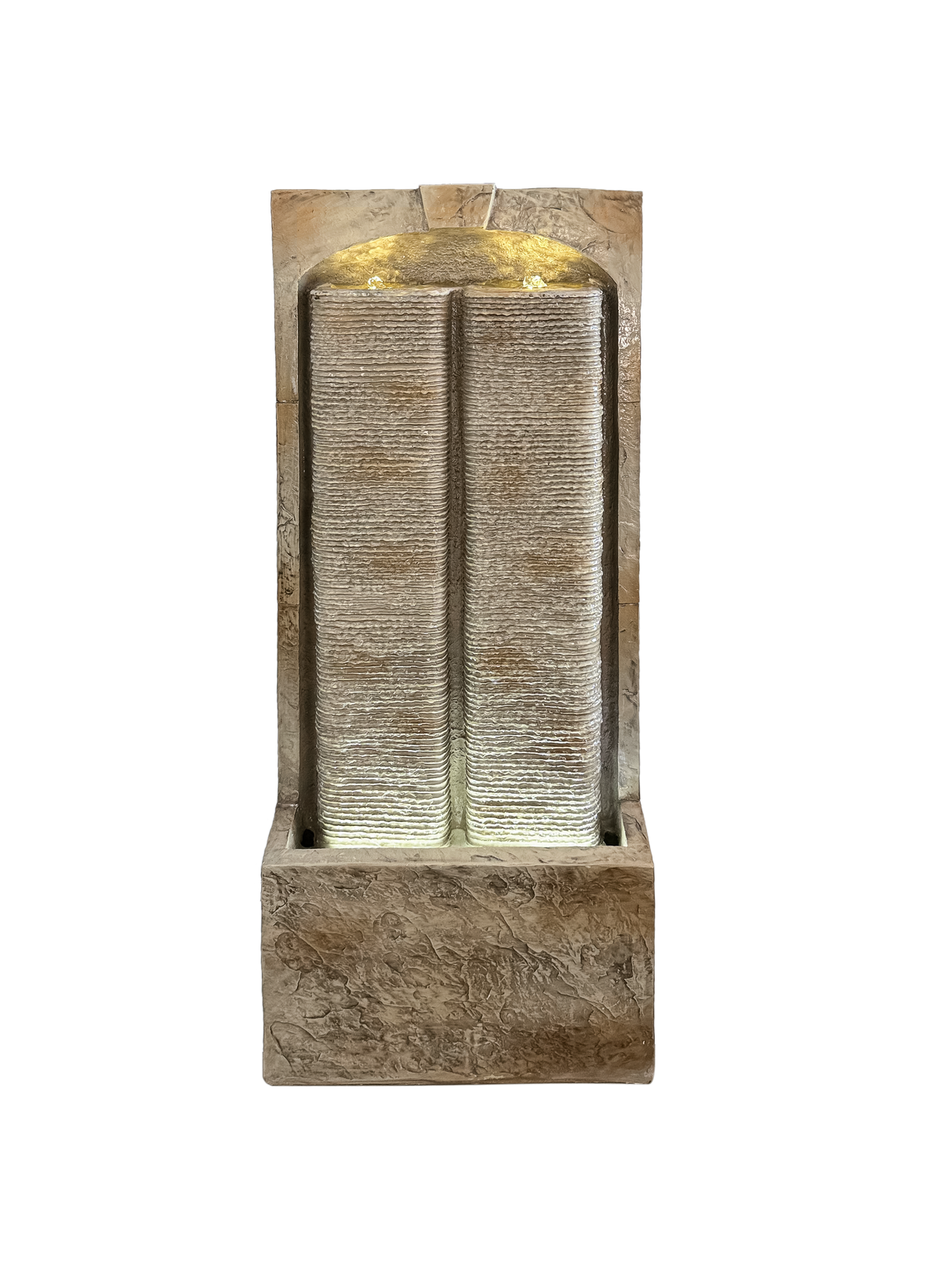 39 Inch Outdoor Water Fountain with Pump