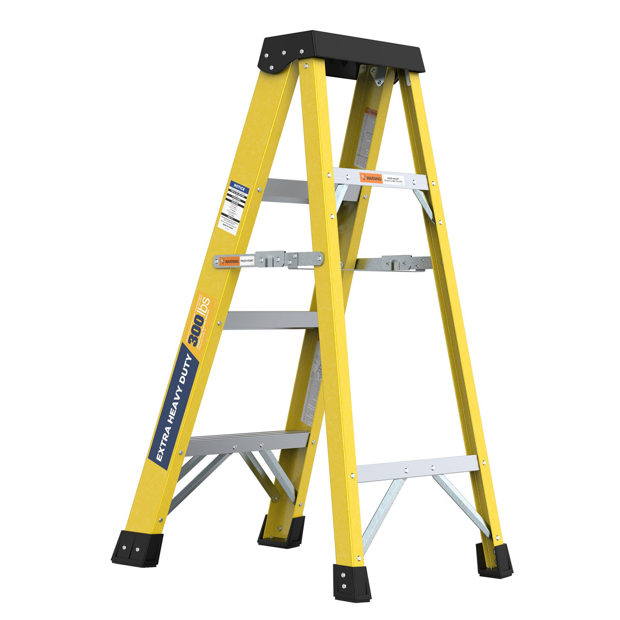 Fiberglass Reinforced Single Side Ladder – 4-Step