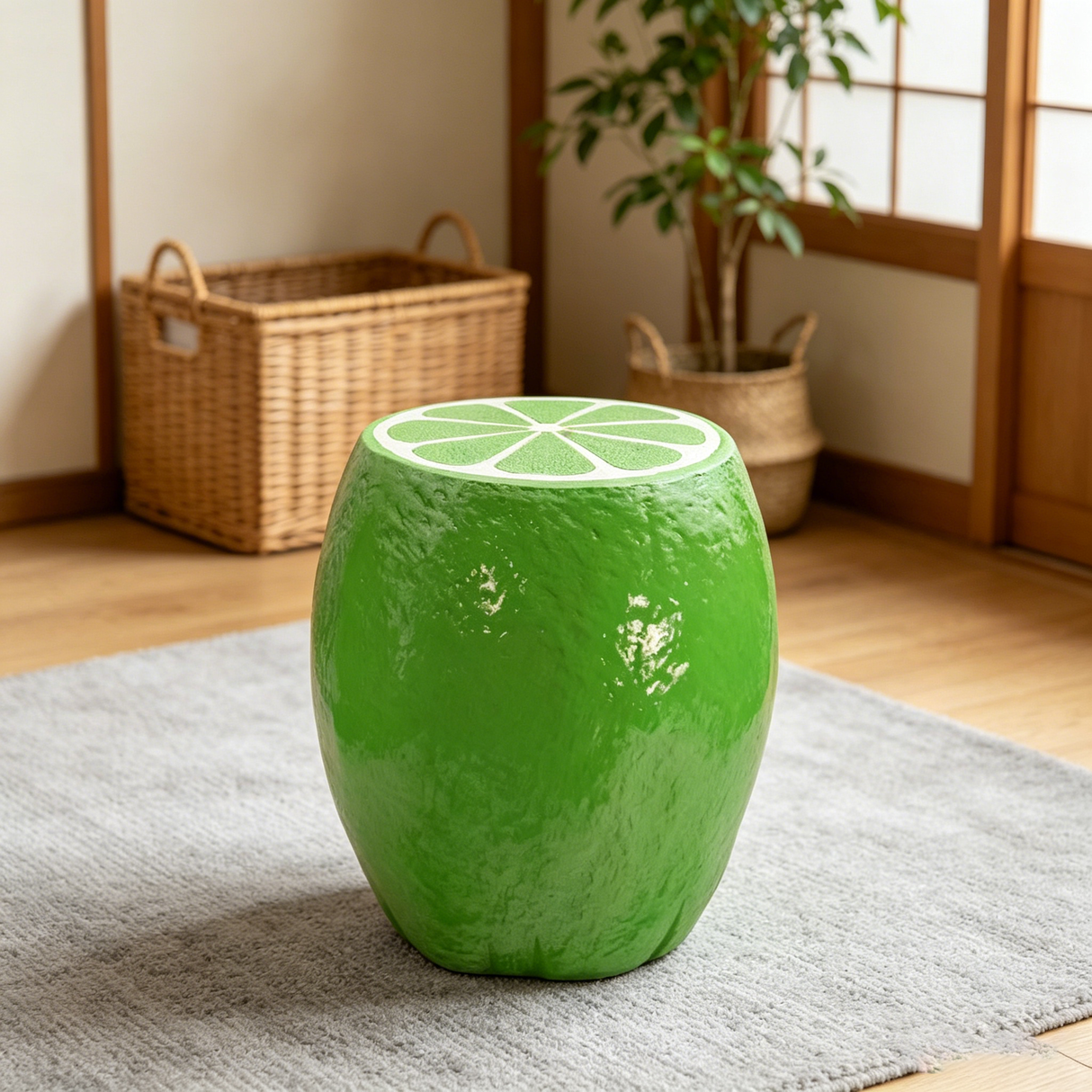 Novelty Lime Stool & Accent Table