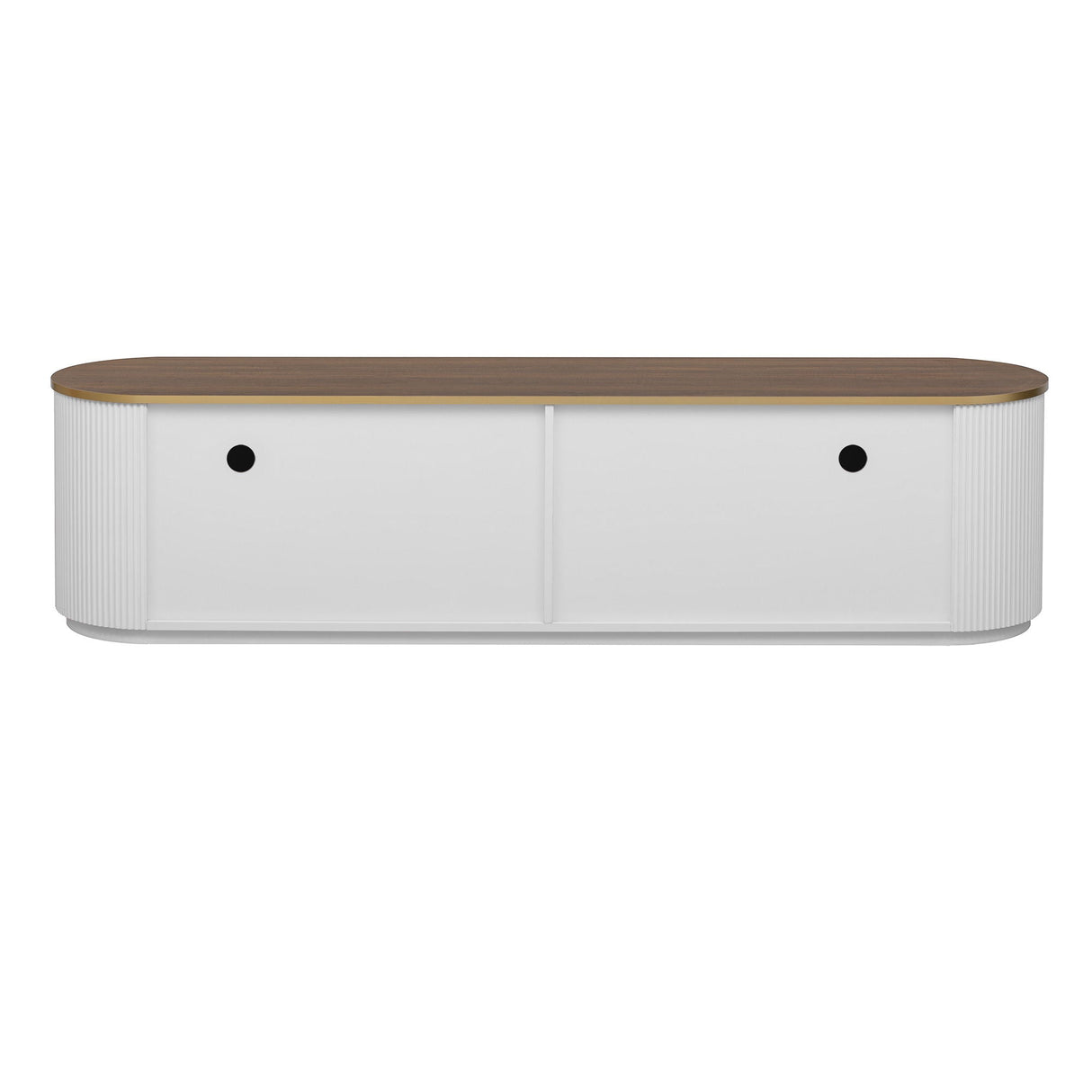 Modern Minimalist TV Stand For TVs Up To 80" With 3 Drawers And 1 Shelf