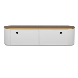 Modern Minimalist TV Stand For TVs Up To 80" With 3 Drawers And 1 Shelf