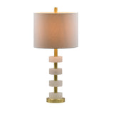 13x13x26 Marble Table Lamp