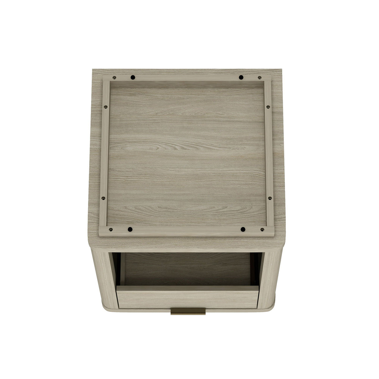 Evelyn - Nightstand With 1 Drawer And Open Shelf