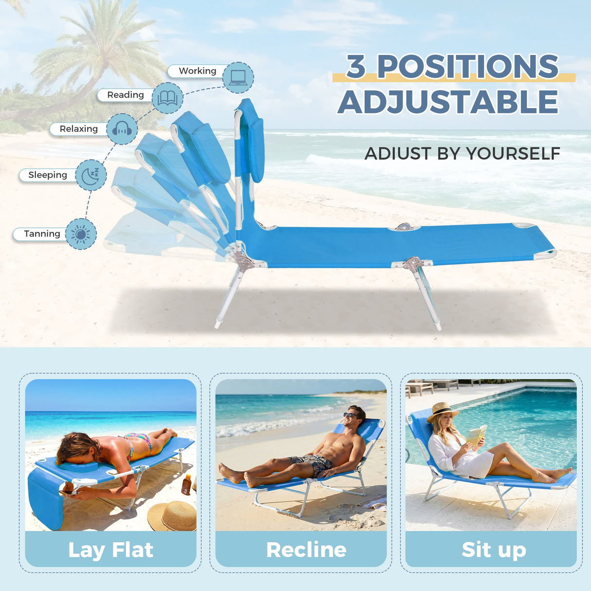 Lounge Portable Reclining Lounger