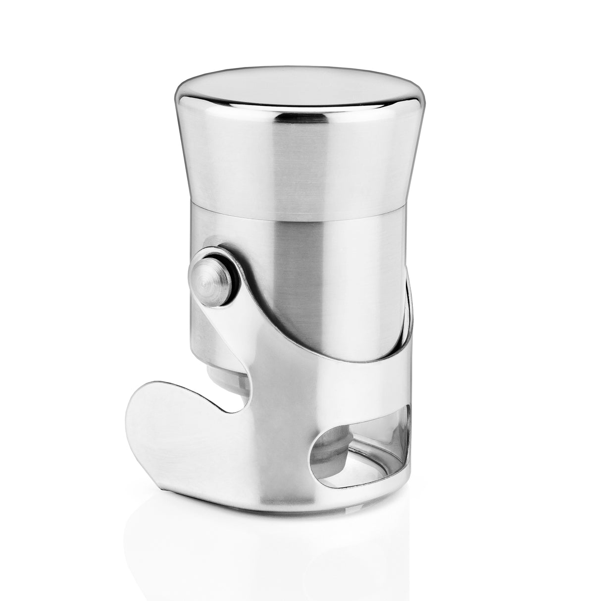 Harrison-Heavyweight-Champagne-Stopper-in-Silver-Viski®-Bottle-Stoppers-&-Savers